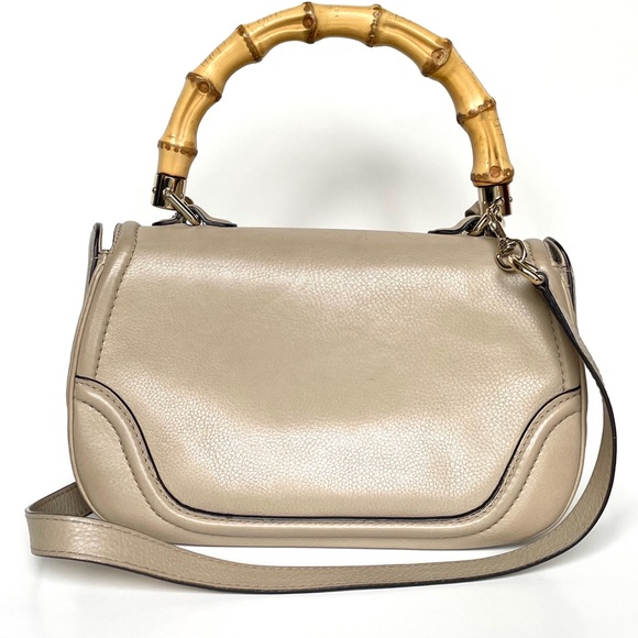 🔶FREE SHIPPING 🔶Gucci Bamboo 1947 Top Handle Crossbody - Picture 4 of 16
